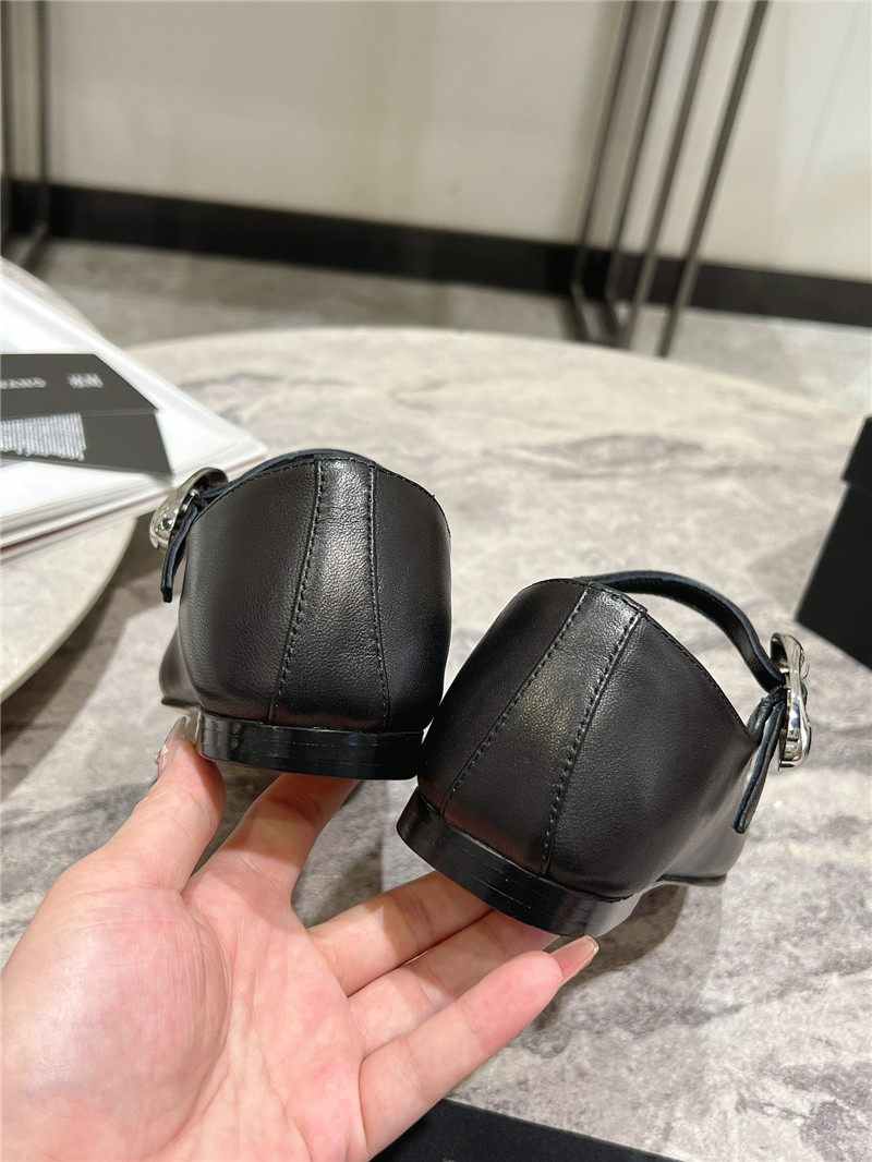 A1exa*der wang billie black mary jane in goat leather
