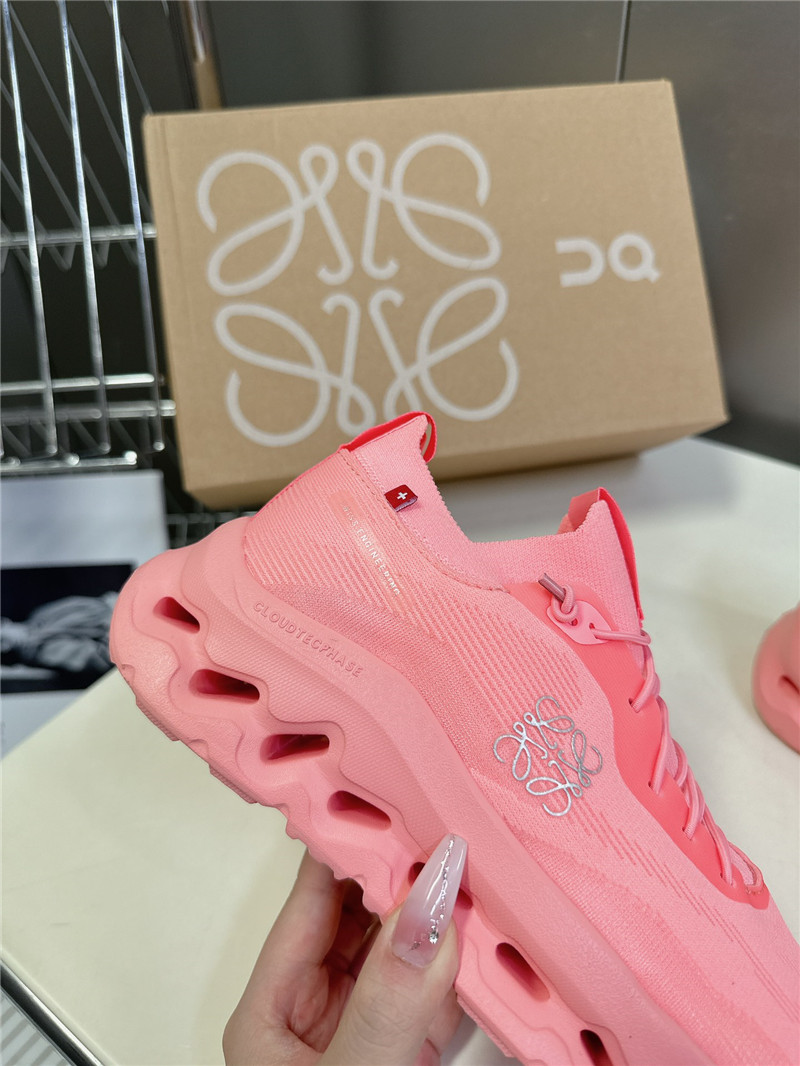 L0ew* + on cloudtilt 2.0 stretch sneakers pink