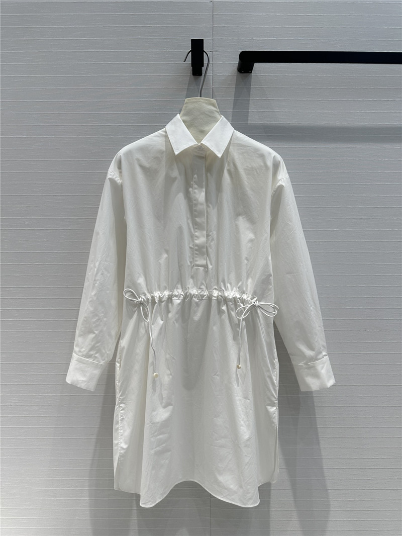 Vanitoo drawstring shirt dress replica designer clothes