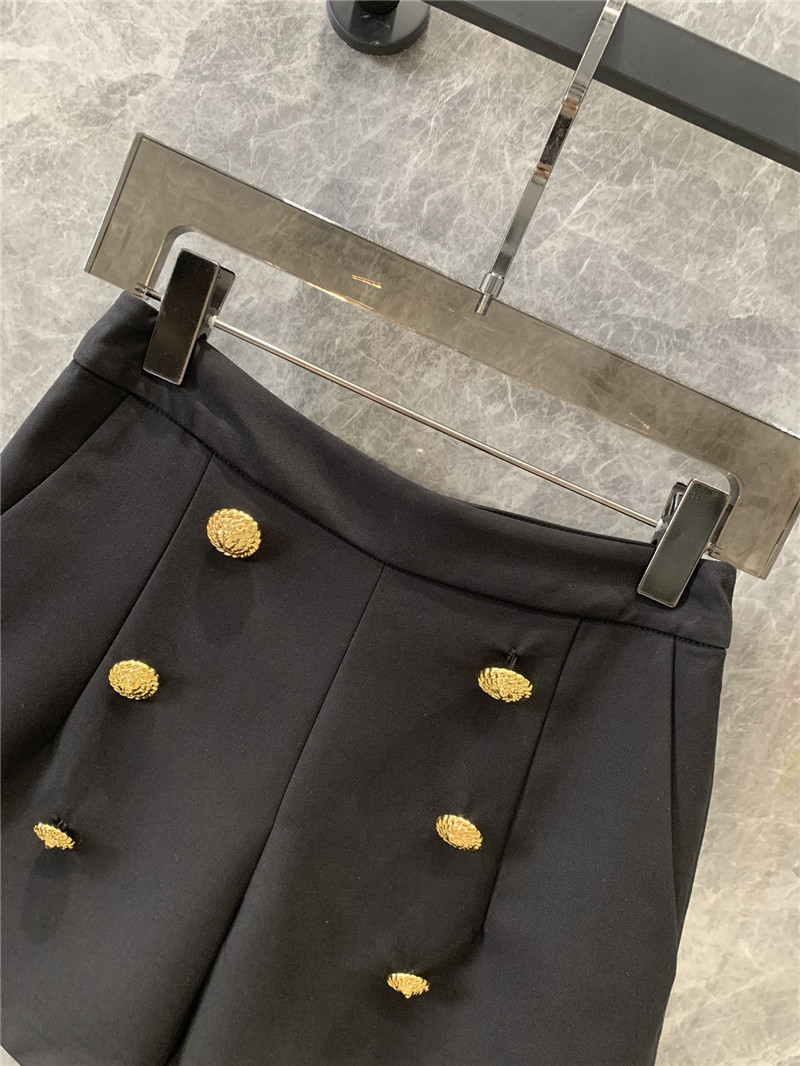 Balmain double-breasted high-waisted suit shorts replica clothes