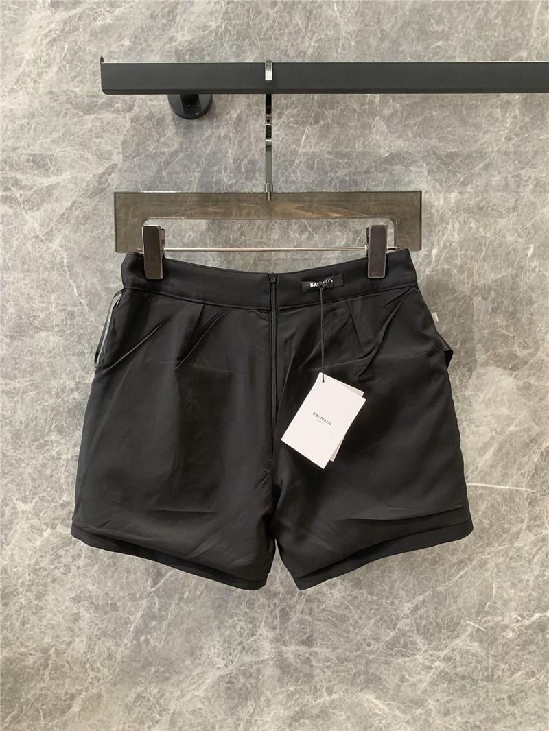 Balmain double-breasted high-waisted suit shorts replica clothes
