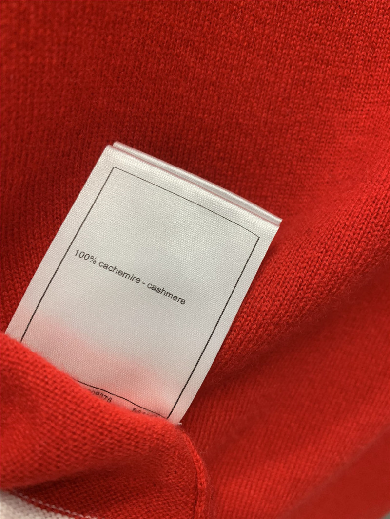 Ch**el red double c short-sleeved top replica clothing