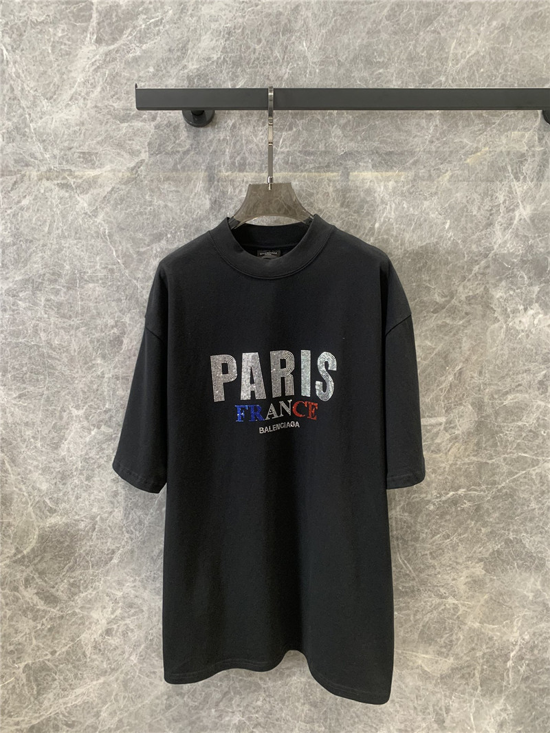 Ba1en*iaga round neck short sleeve t-shirt replicas clothes