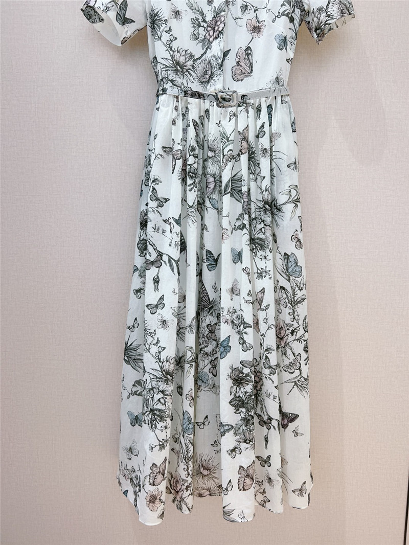 D10r butterfly flower print dress replica clothing sites