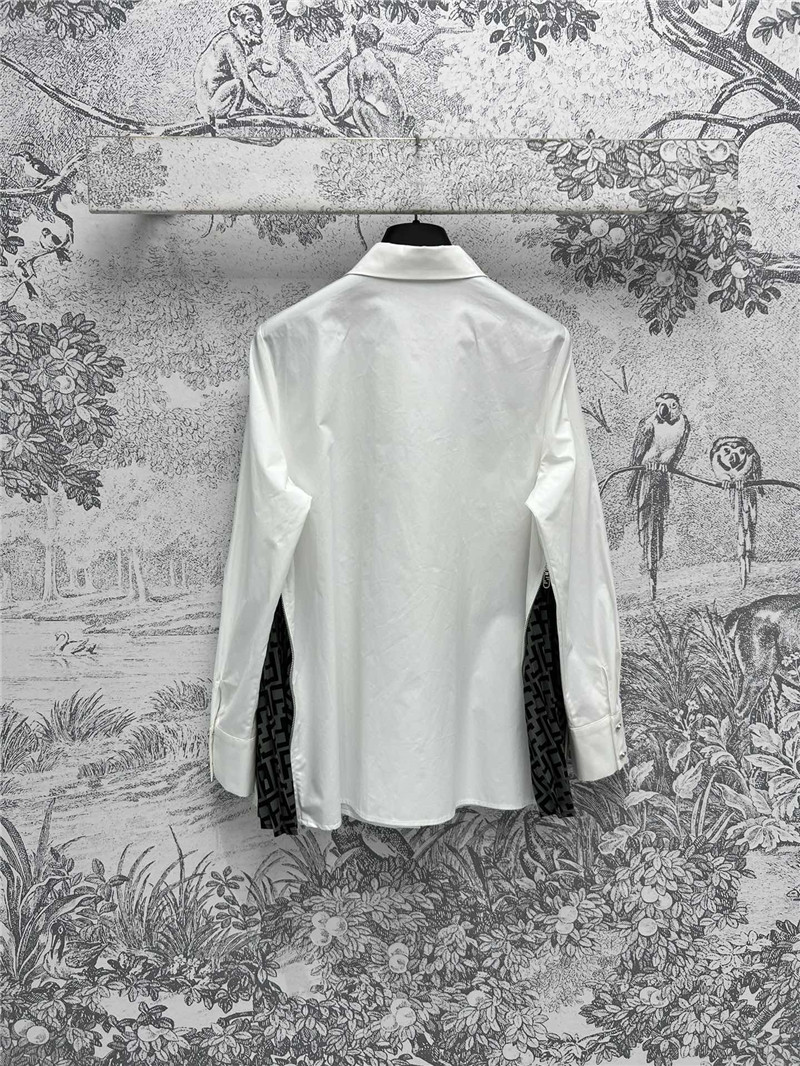 F**di double f print shirt replica designer clothes