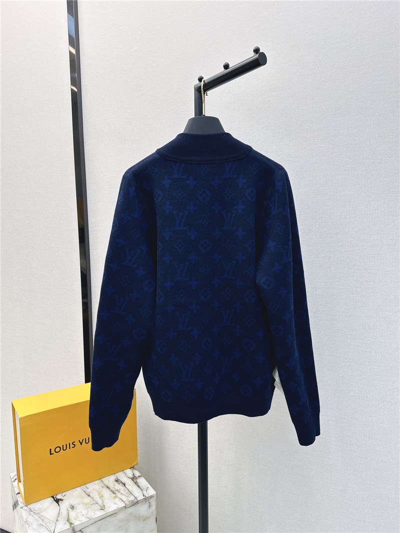 l0vis Vvtt0n lv double-sided v-neck knitted cardigan replica clothes