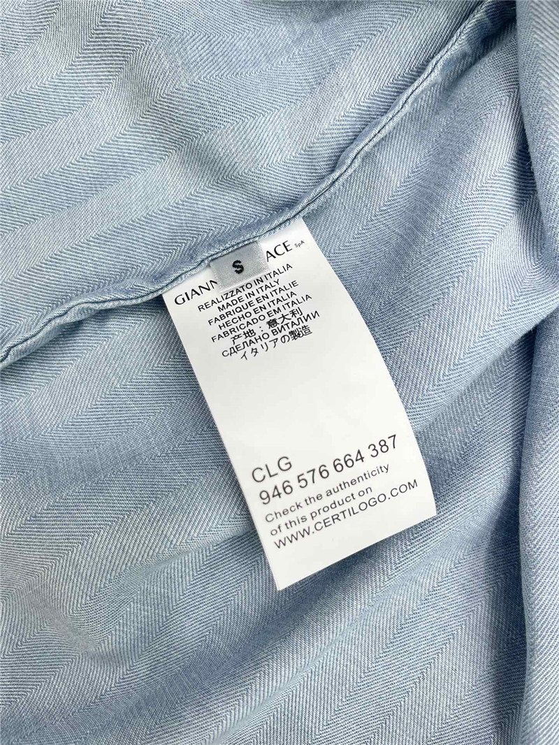 Versace tencel denim dress replica designer clothes