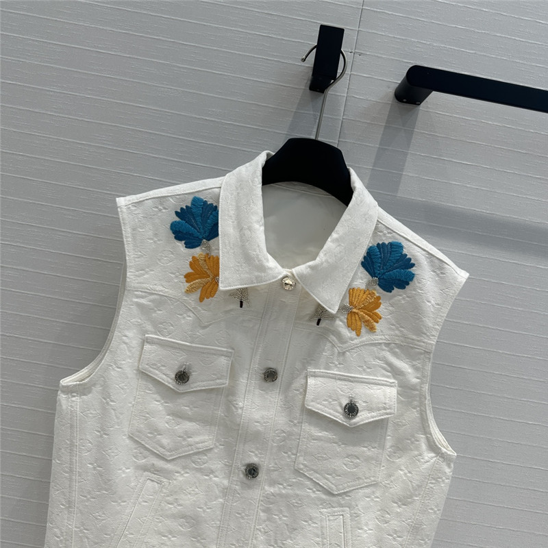 l0vis Vvtt0n lv denim vest jacket replicas clothes