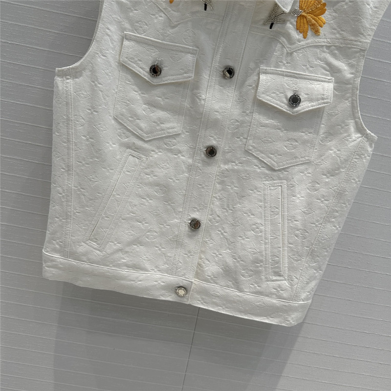 l0vis Vvtt0n lv denim vest jacket replicas clothes