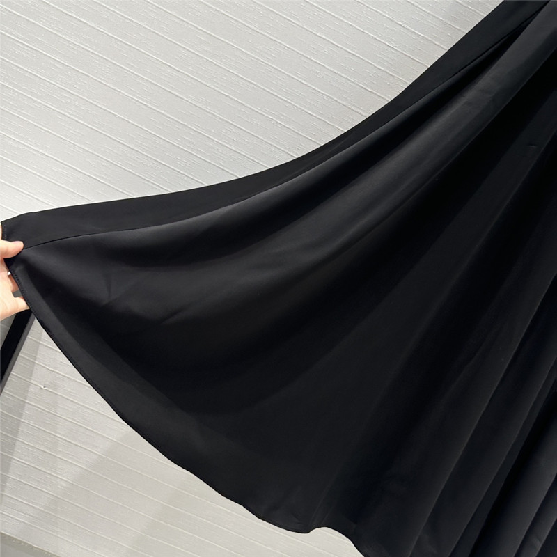 D10r twist pleated open collar dress replica clothes