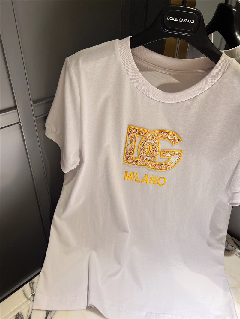 Dolce & Gabbana d&g positioning printed T-shirt replica clothes