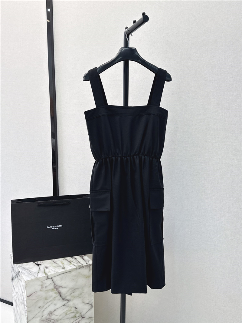 Y51 workwear style sling tube dress replica clothing