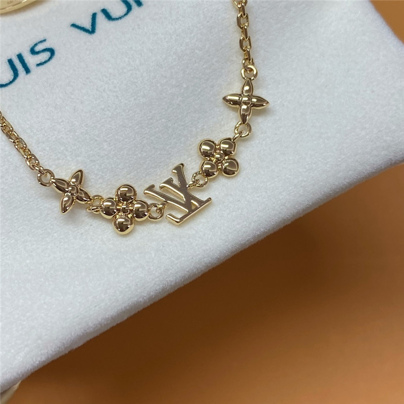 l0vis Vvtt0n lv small flower logo bracelet