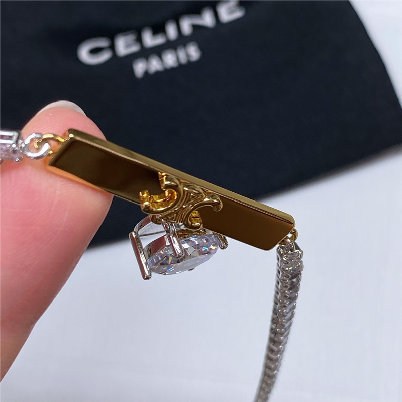 ce1i*e full D1am0nd chain pendant D1am0nd necklace