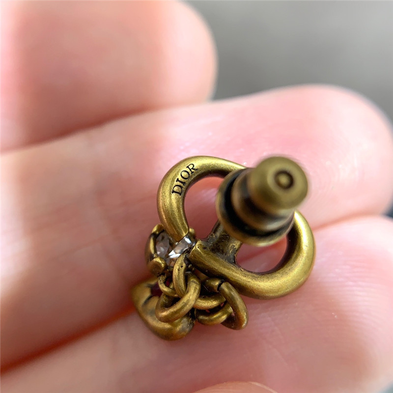 D10r vintage cd hanging multi-accessories earrings