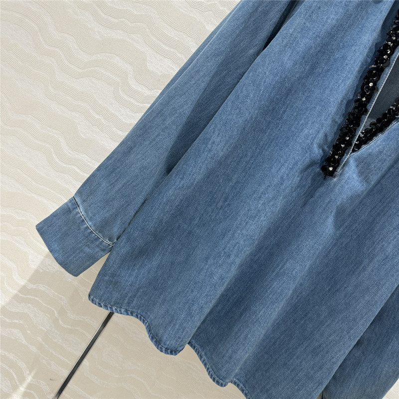 Va1e*ntin0 vintage denim shirt replica clothing