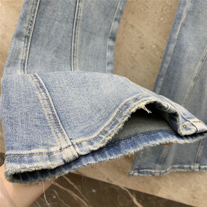 M1um1u chain-decorated bootcut jeans replicas clothes
