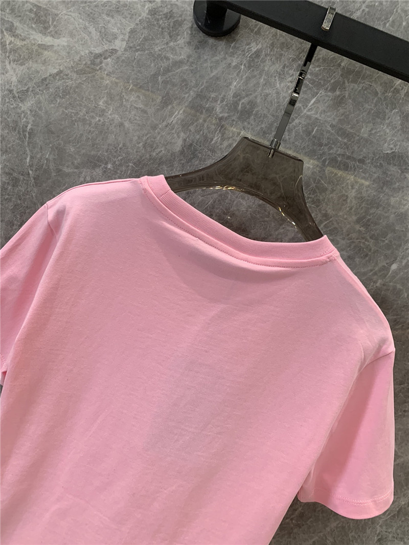 Gvc*1 butterfly print short sleeve t-shirt replica clothing