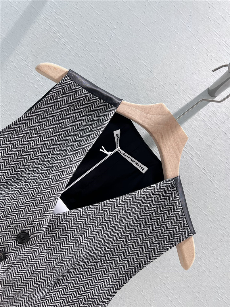 A1exa*der wang contrast color stitching suit vest replica clothes