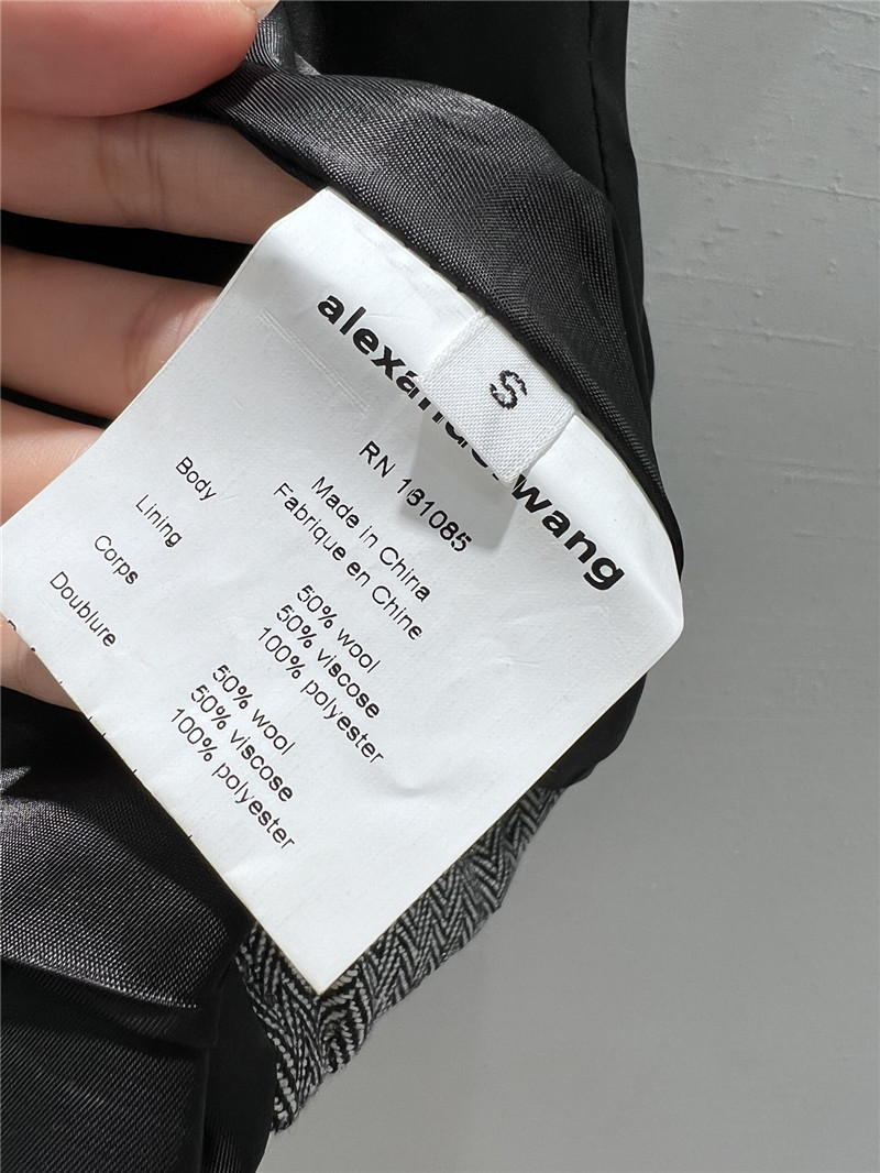 A1exa*der wang contrast color stitching suit vest replica clothes