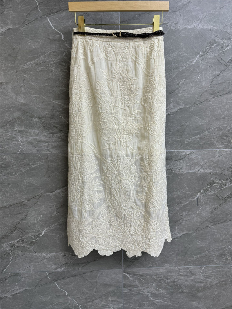 zimm linen embroidered skirt replica clothing sites