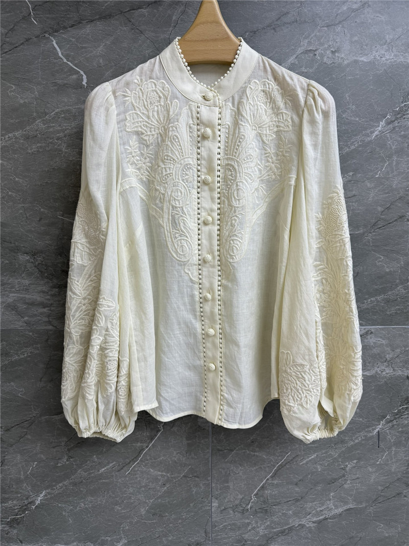 zimm linen embroidered shirt replica clothing