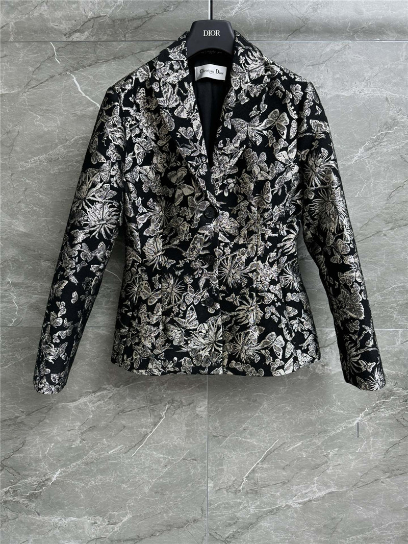 D10r butterfly jacquard suit replica designer clothing websites