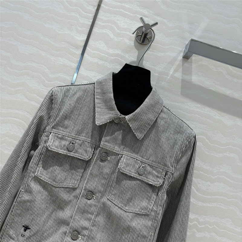 D10r double pocket straight denim jacket replica clothes