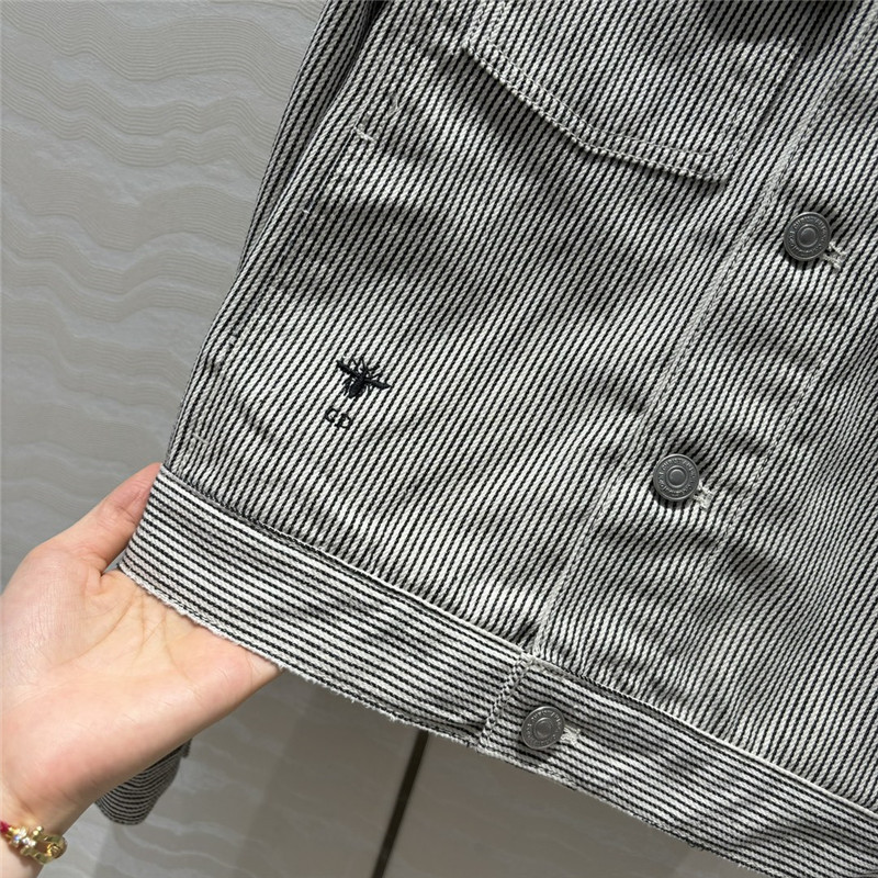 D10r double pocket straight denim jacket replica clothes