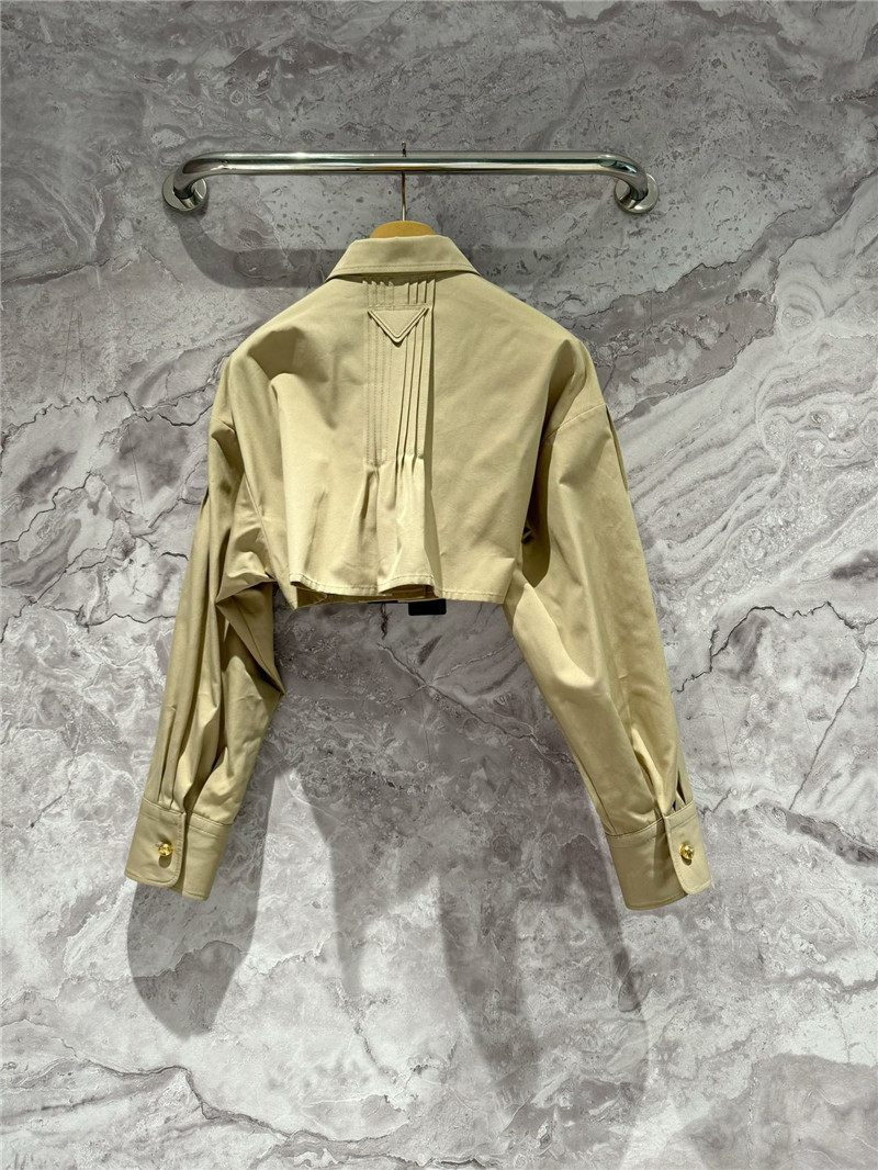 Ce1i*e short high-density poplin cotton jacket replica clothes