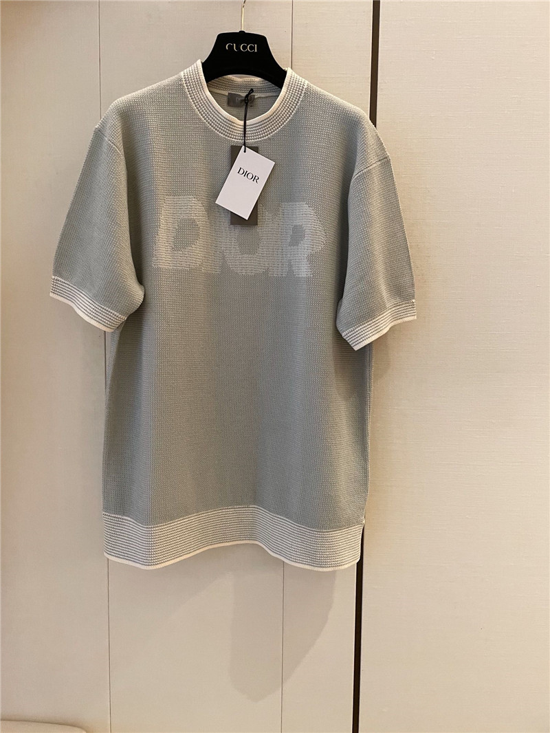 D10r resort style series knitted short-sleeved replica clothes