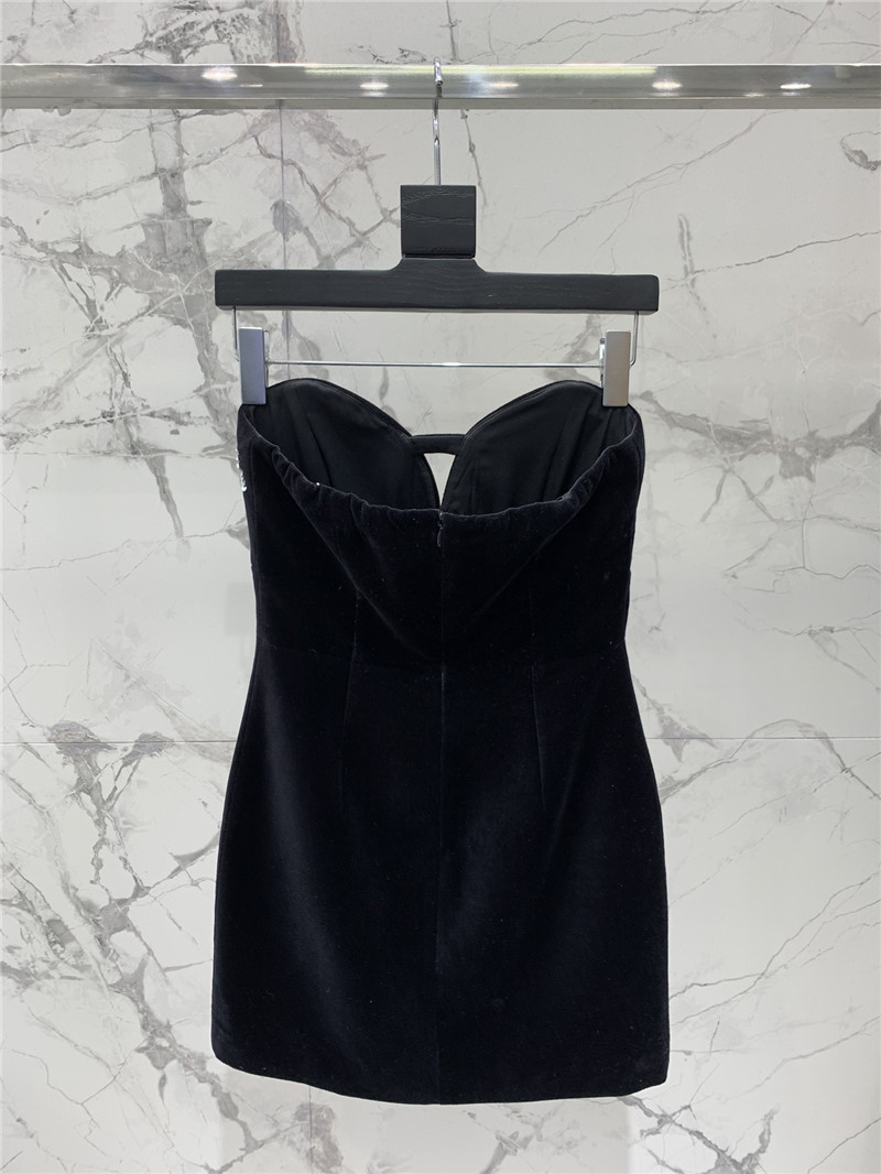 Y51 wheat velvet tube dress replica d&g clothing