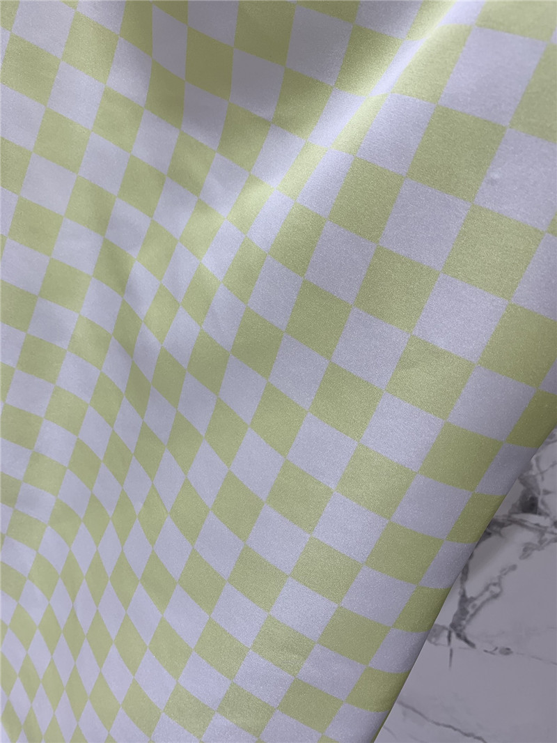 Versace fluorescent green plaid skirt replicas clothes
