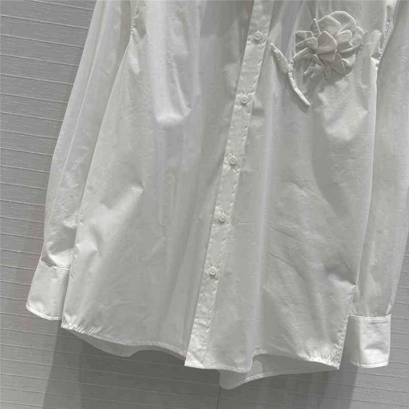 Va1e*ntin0 cotton oversized shirt replica clothing sites