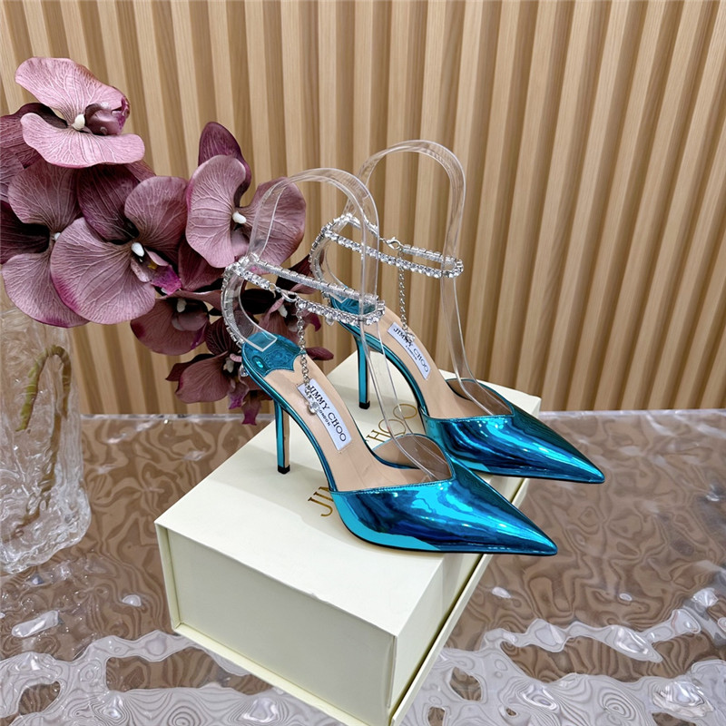 J1m*y Ch00 saeda 100 with crystal in purple leather