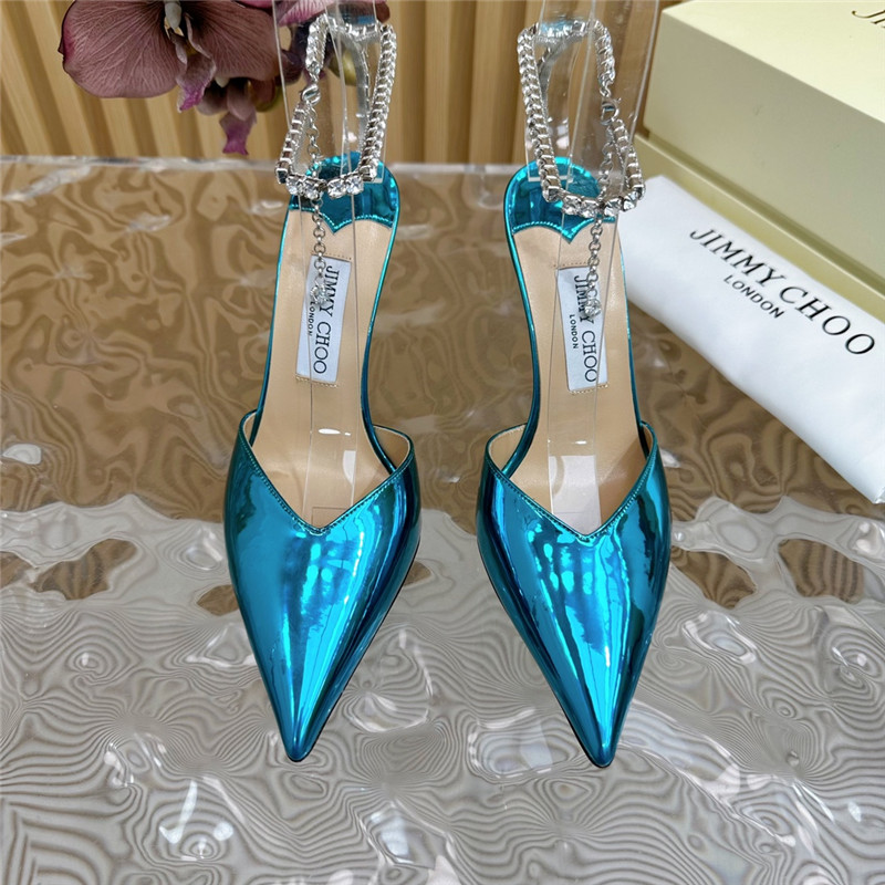J1m*y Ch00 saeda 100 with crystal in purple leather