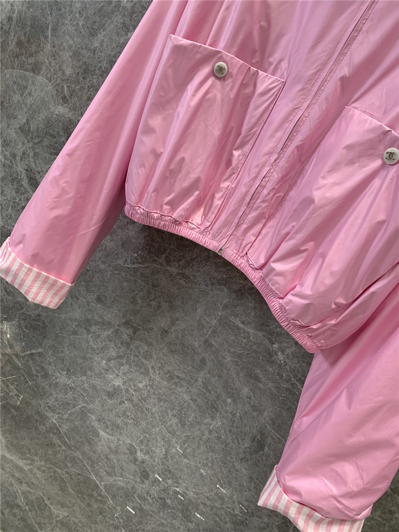 Ch**el hooded trench coat replica d&g clothing