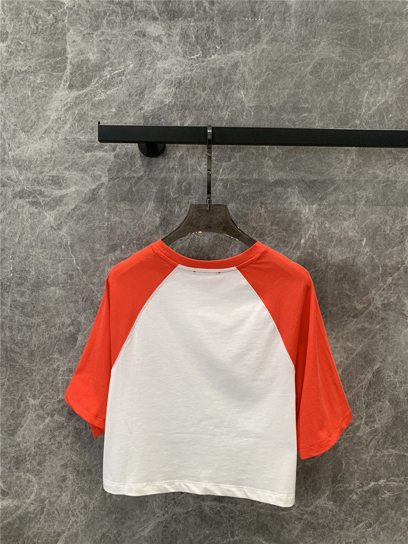 Balmain contrasting lettering short-sleeved T-shirt replica clothing