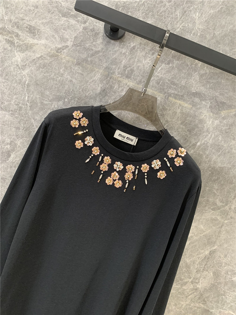 M1um1u long-sleeved t-shirt replica clothing sites
