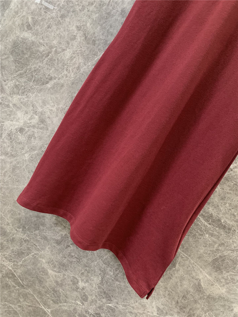 M1um1u lapel letter embroidered casual dress replica clothes