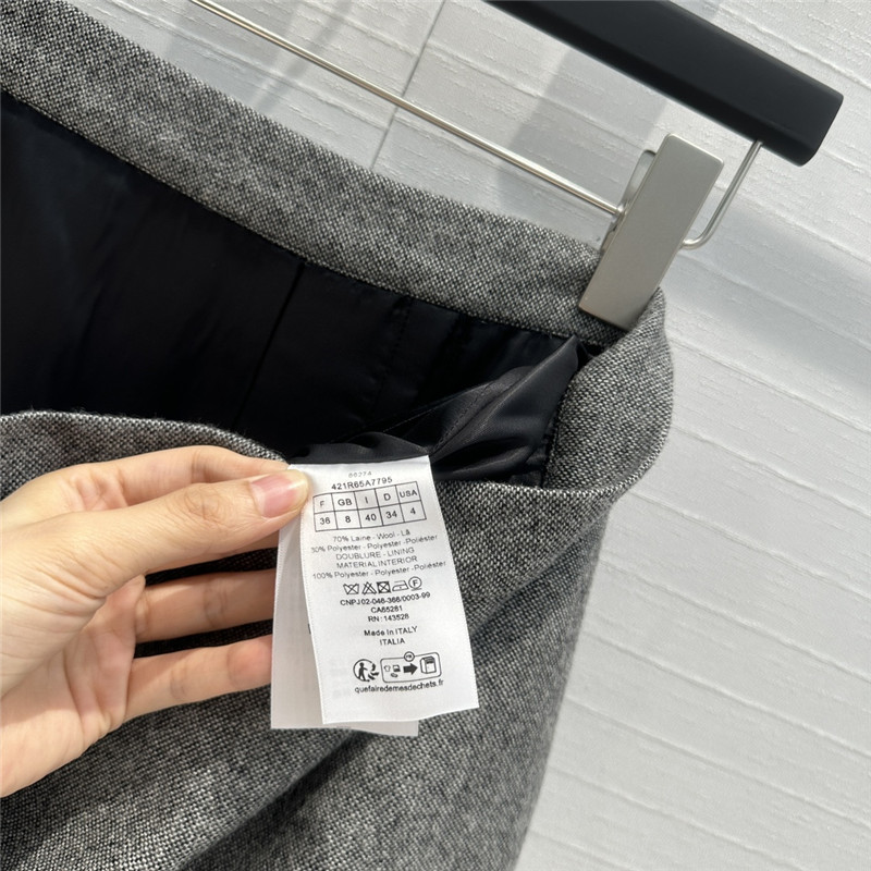 dio grey long skirt replica clothing sites