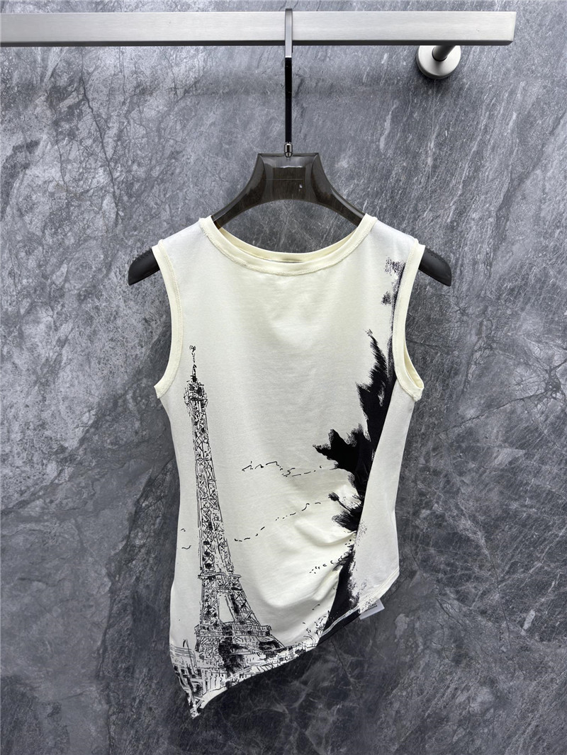 D10r irregular sleeveless vest replica designer clothes