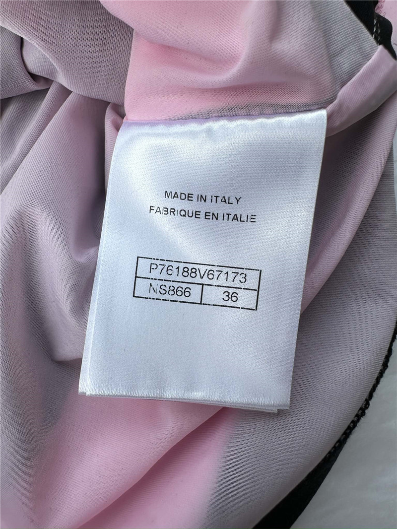 Ch**el contrast striped top replica clothing sites