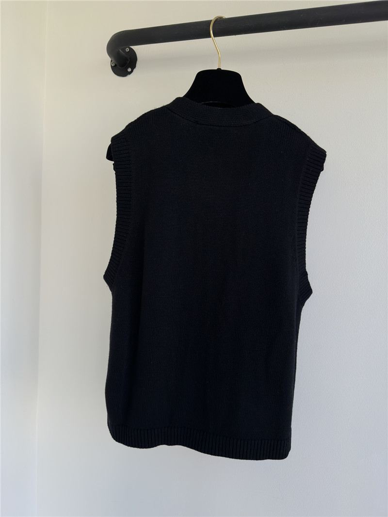Ch**el double pocket vest replicas clothes