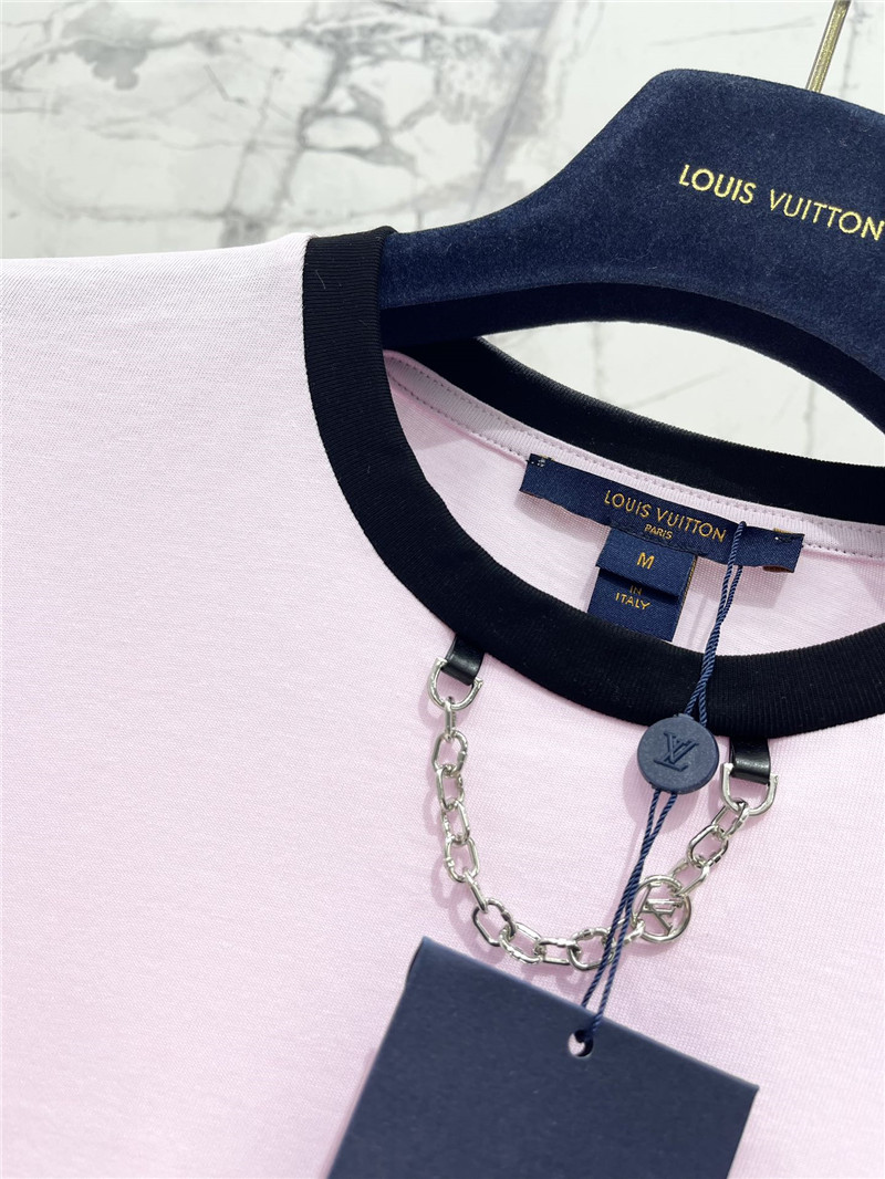 l0vis Vvtt0n lv pink patchwork dress replica clothes