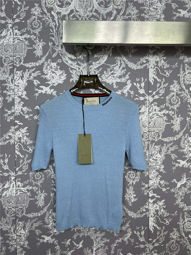 Gvc*1 knitted mid-sleeve bottoming shirt replica clothing sites