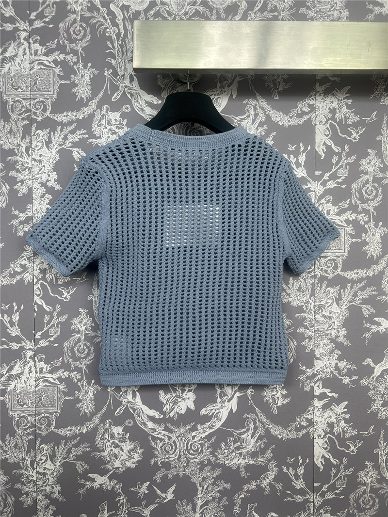 A1exa*der wang hollow knit short sleeve replicas clothes