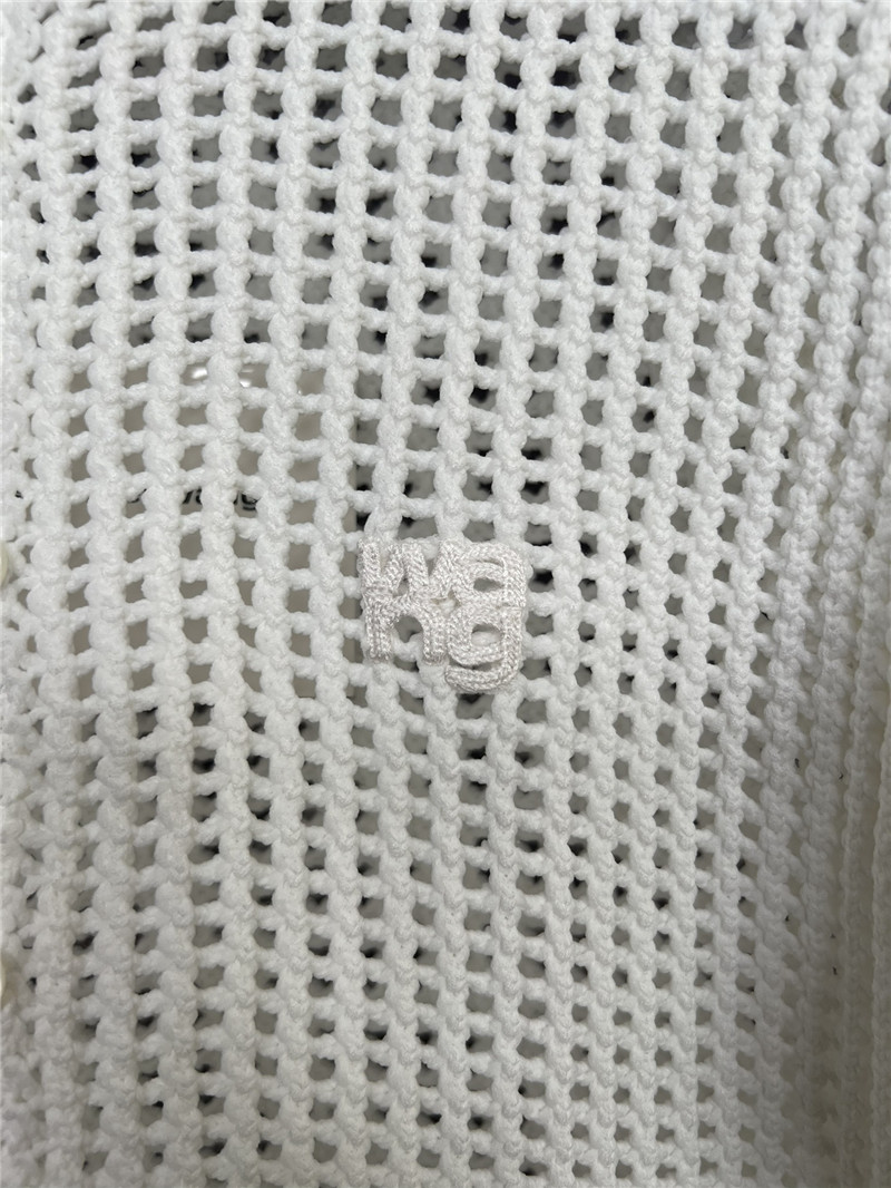 A1exa*der wang hollow knit cardigan replica clothes
