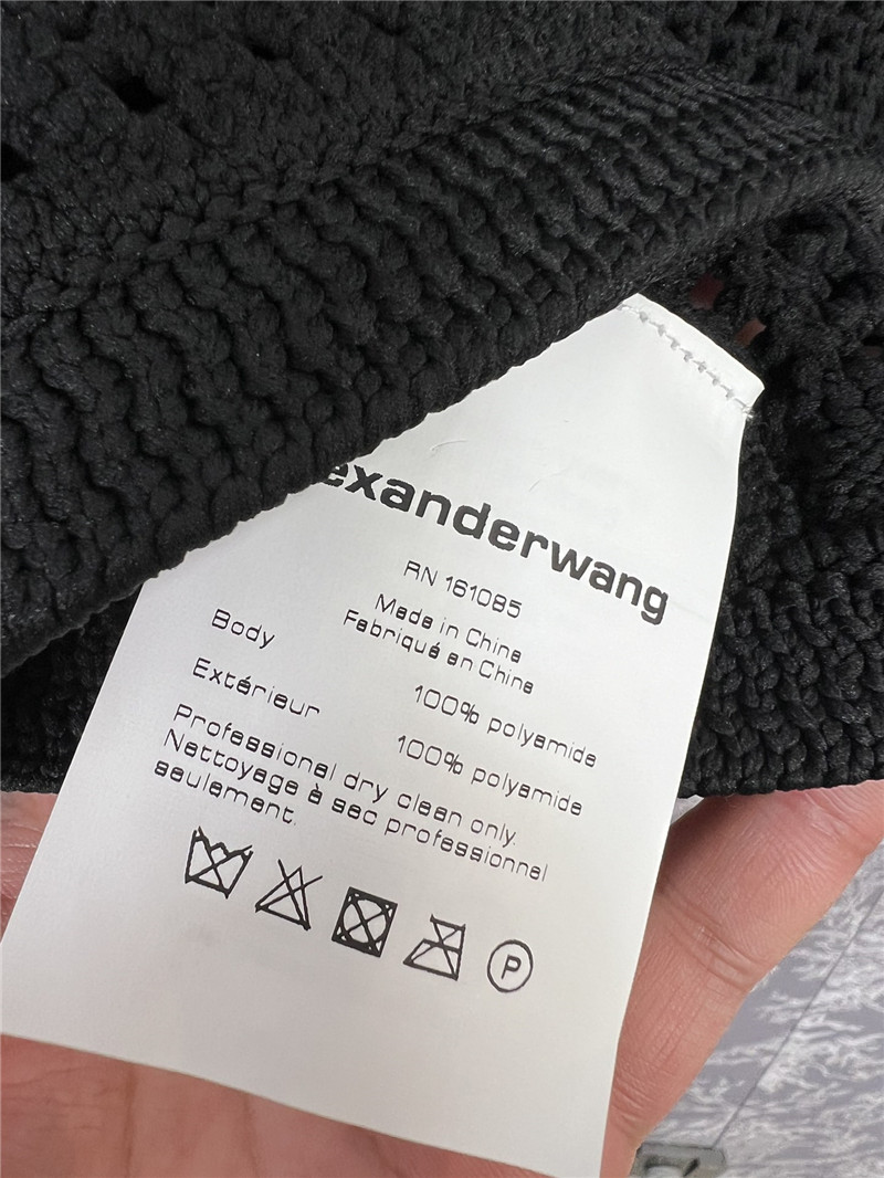 A1exa*der wang hollow knit cardigan replica clothes