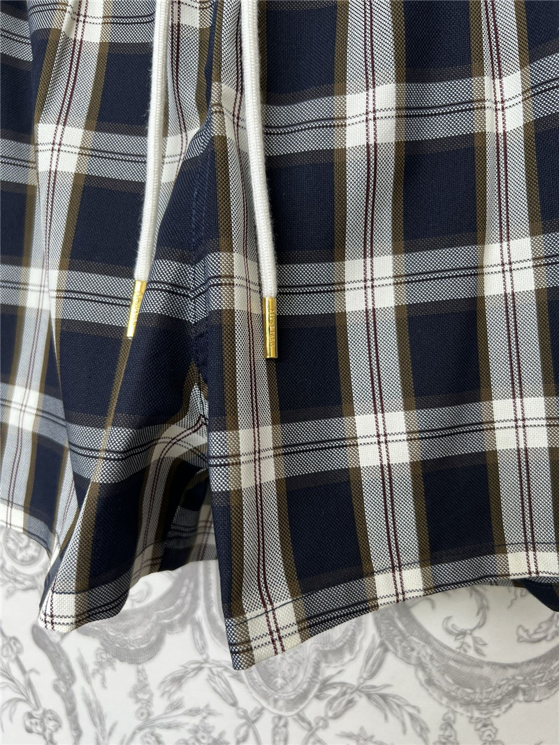 Ce1i*e new plaid shorts replica d&g clothing